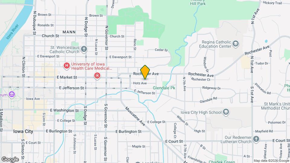 1154 Hotz Ave Map and Location Details