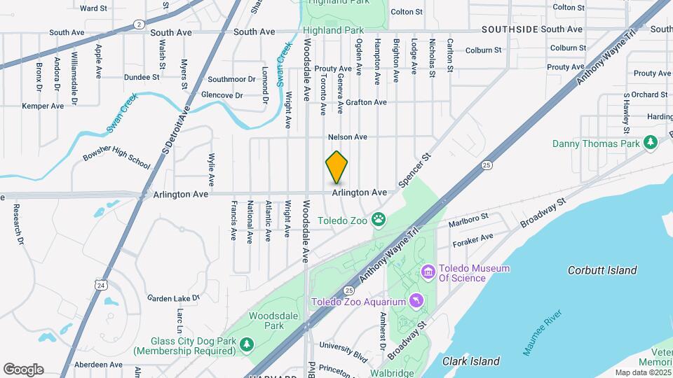 1732 Arlington Ave Mapa y Detalles de la Ubicación