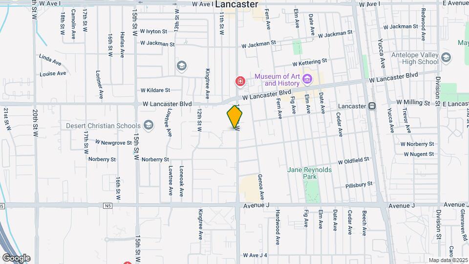 44641-44643 W 10th St Map and Location Details