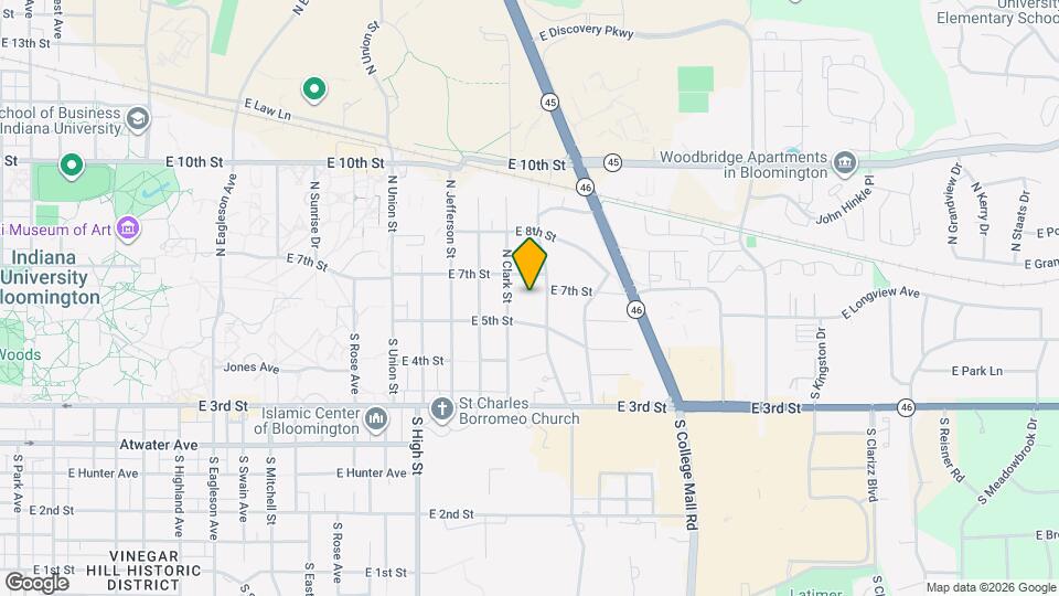 131 N Hillsdale Dr Mapa y Detalles de la Ubicación