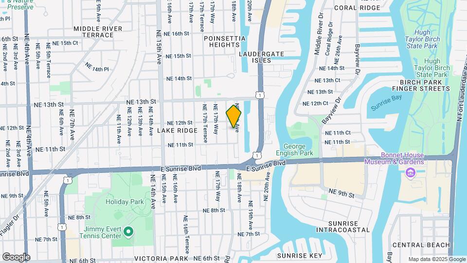 1123 NE 18th Ave Mapa y Detalles de la Ubicación