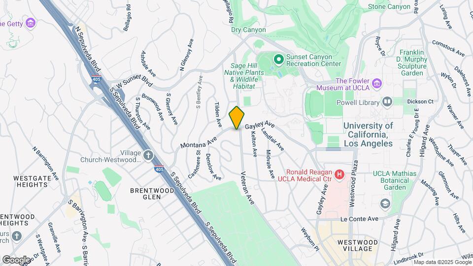 409 Veteran Ave Mapa y Detalles de la Ubicación