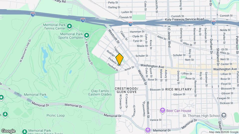 6303 Pickens St Map and Location Details