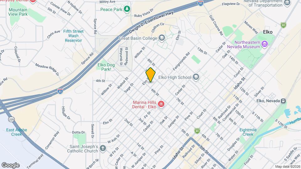 625 Maple St Map and Location Details