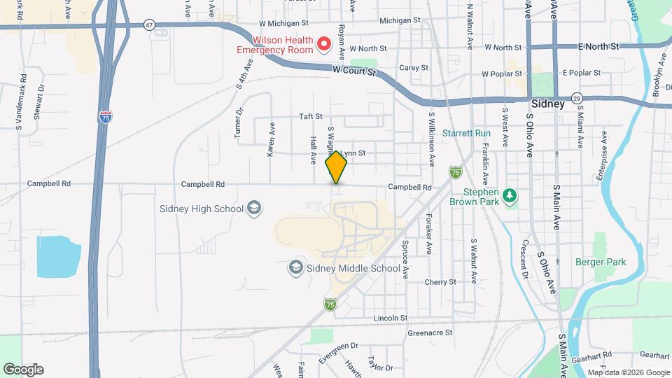 751 Campbell Rd Map and Location Details