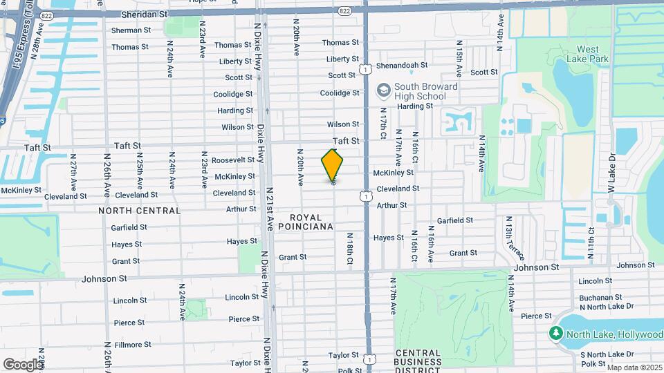 1901 Cleveland St Mapa y Detalles de la Ubicación