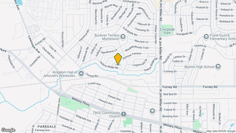 4847 Hollow Ridge Rd Map and Location Details