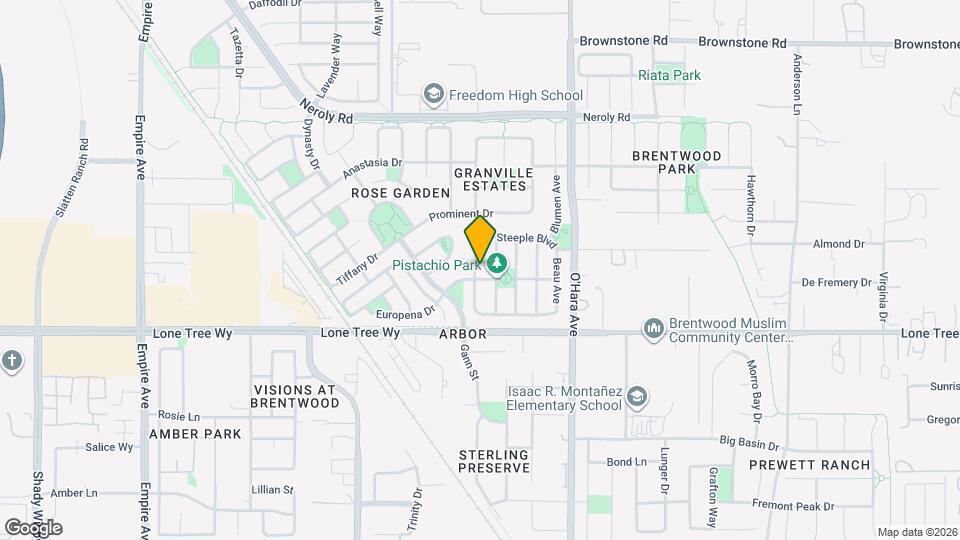 1045 Martinez Dr Map and Location Details