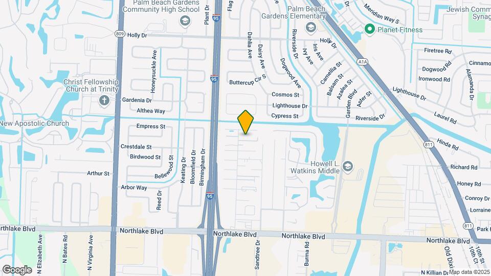 3813 Park Lane Villas Rd Map and Location Details