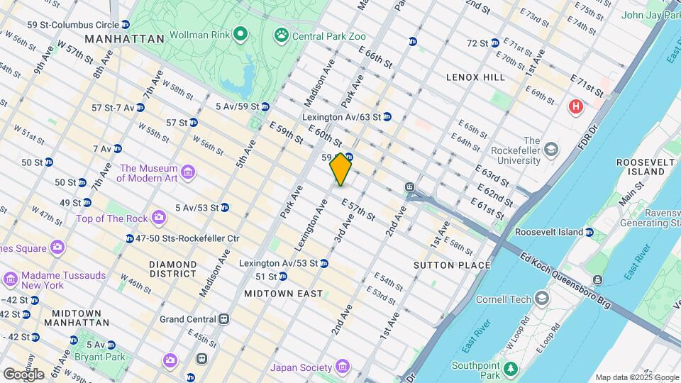 145 E 57th St Map and Location Details