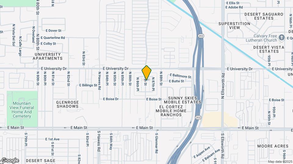 301 N 87th St Map and Location Details