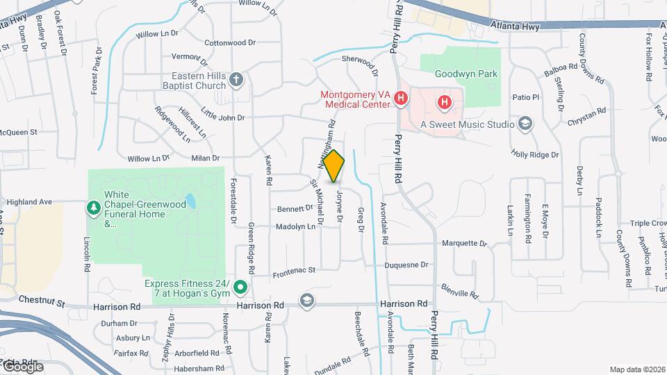 688 Joryne Dr Map and Location Details