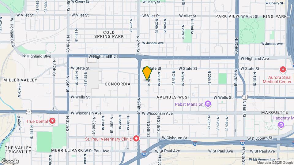 907 N 26th St Map and Location Details