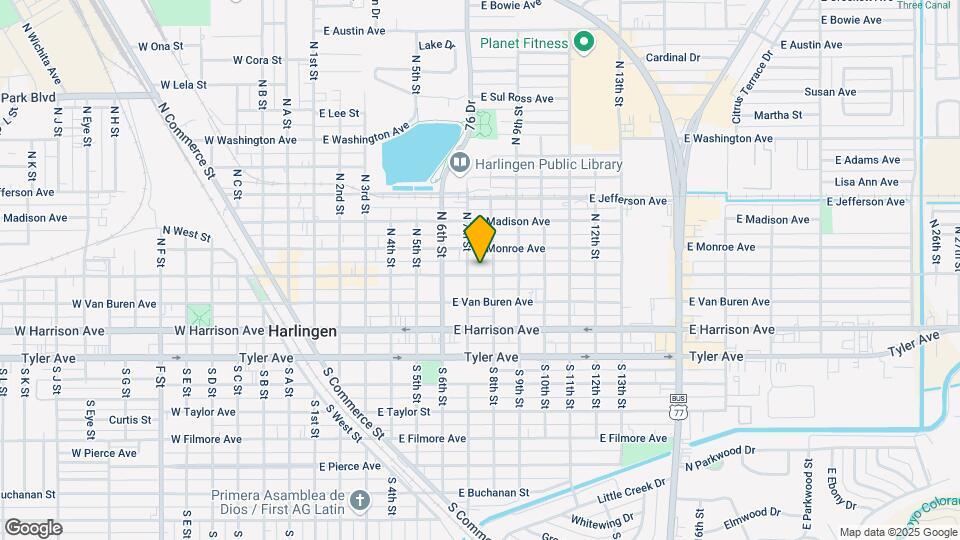 709 E Jackson Ave Map and Location Details
