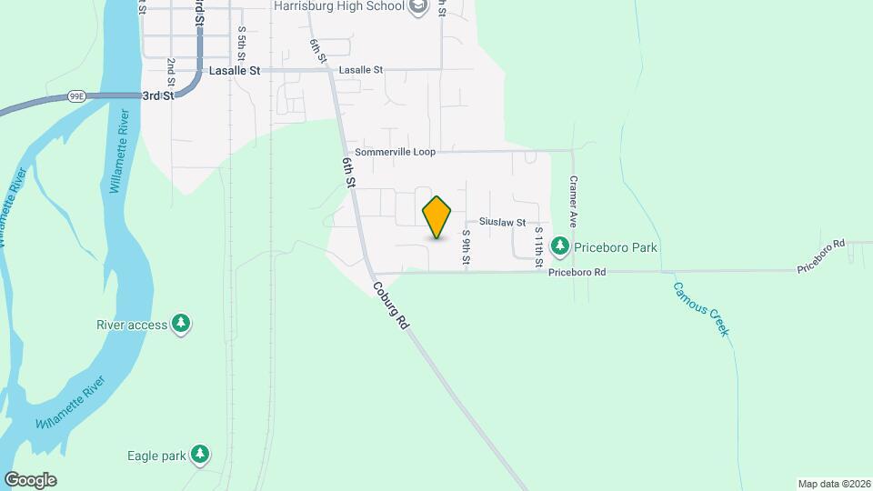 857 S 8th St Map and Location Details