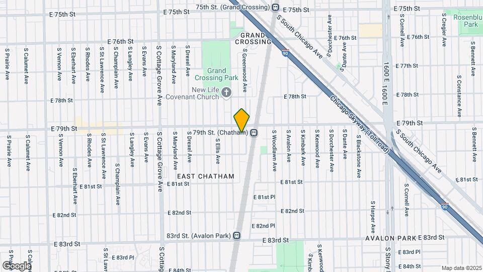 7914 S Greenwood Ave Map and Location Details