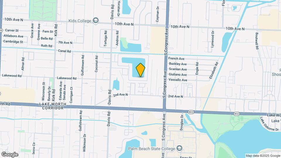 4203 Waterview Cir Mapa y Detalles de la Ubicación
