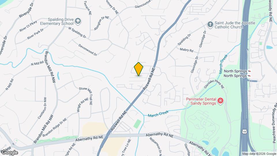 6940 Roswell Rd NE Map and Location Details
