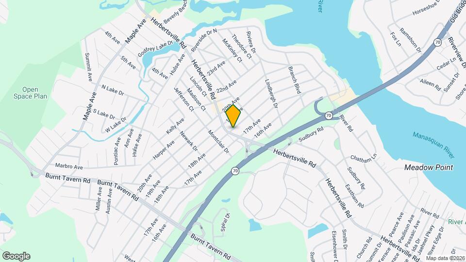 307 Herbertsville Rd Map and Location Details