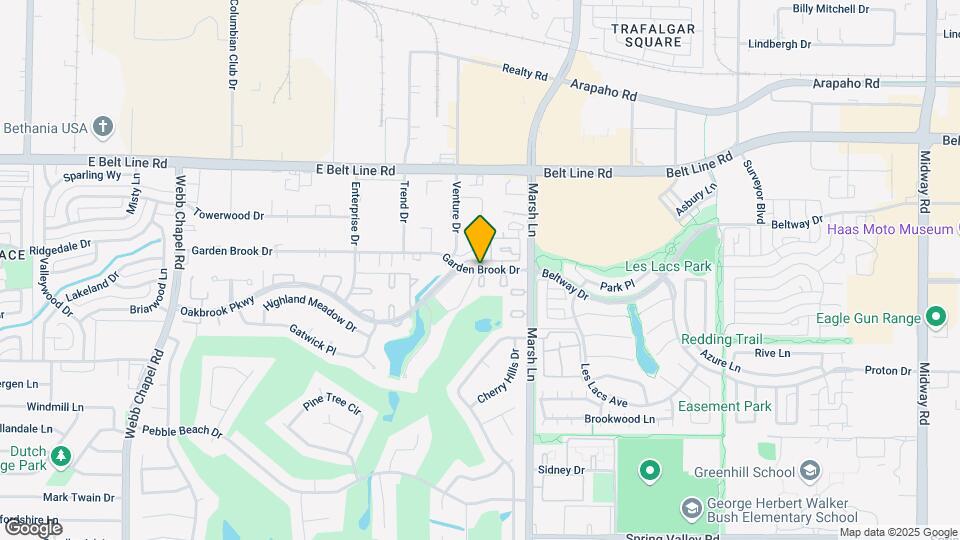 3635 Garden Brook Dr Map and Location Details
