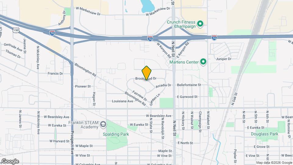 1411 Greenbriar Dr Mapa y Detalles de la Ubicación
