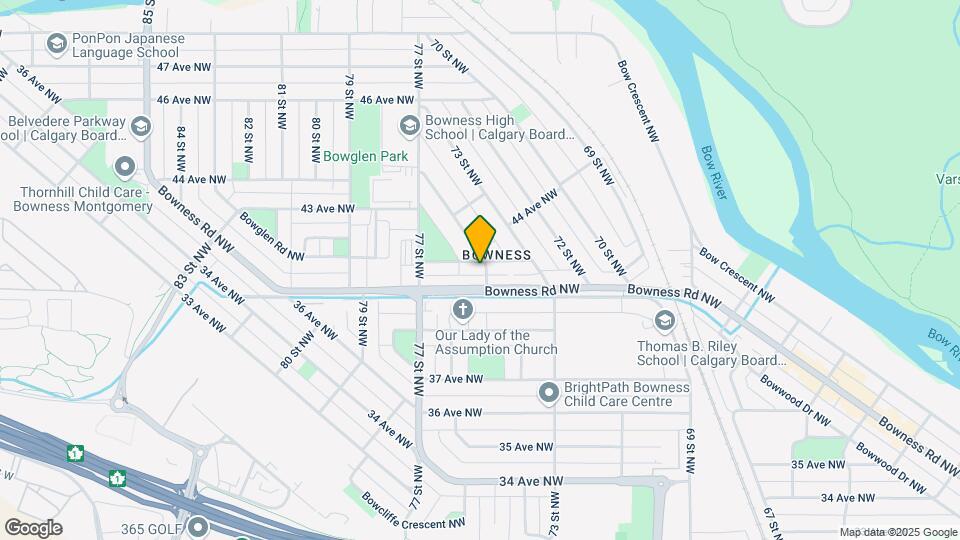 7701 41 Av NW Map and Location Details