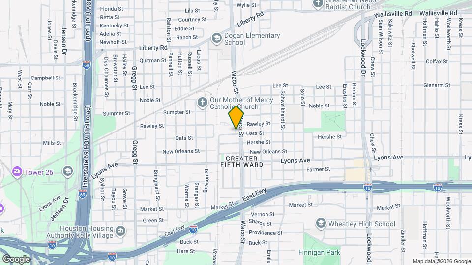 4311 Oats St Mapa y Detalles de la Ubicación