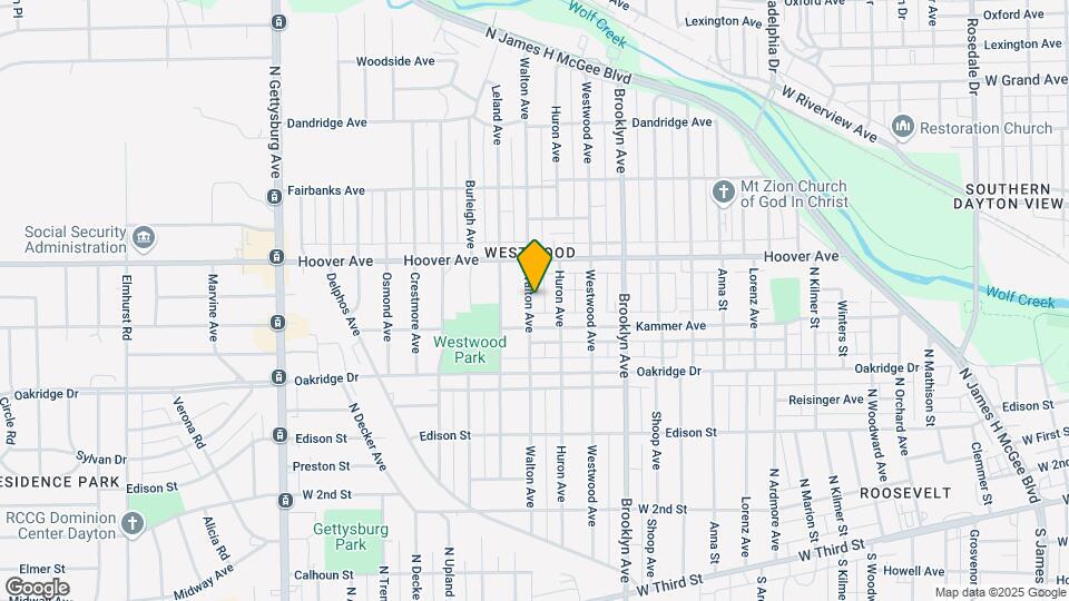 626 Walton Ave Map and Location Details