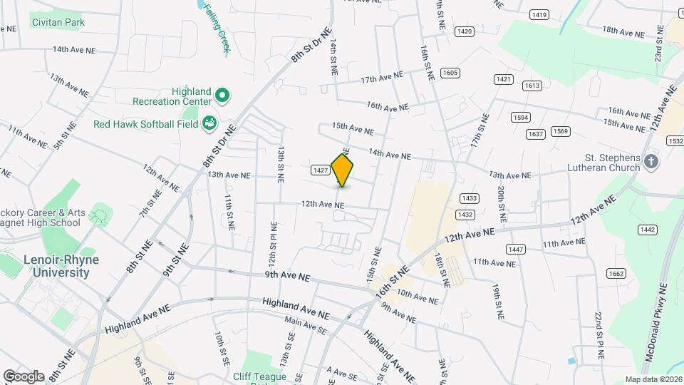 1216 14th St NE Map and Location Details