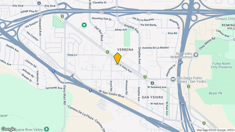 354 S Vista Ave Map and Location Details