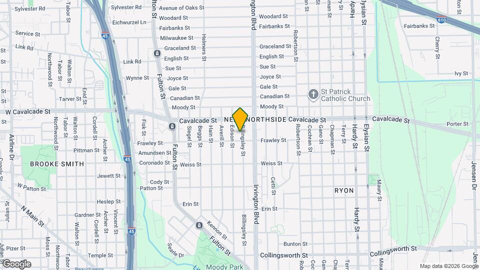 4607 Billingsley St Map and Location Details