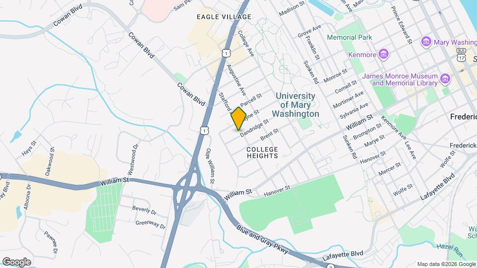 1400 Stafford Ave Map and Location Details