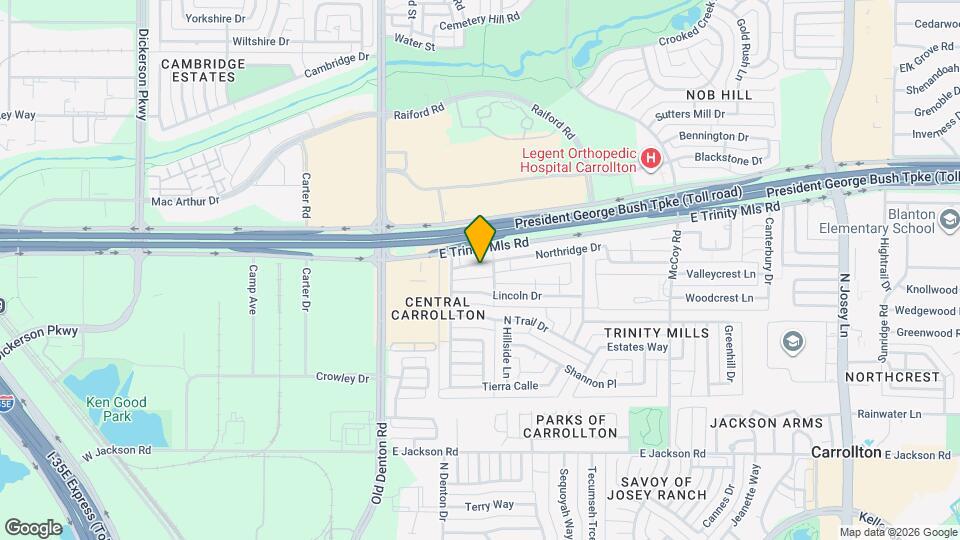 1308 Northridge Dr Map and Location Details