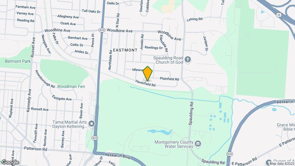 5347 Haverfield Rd Map and Location Details