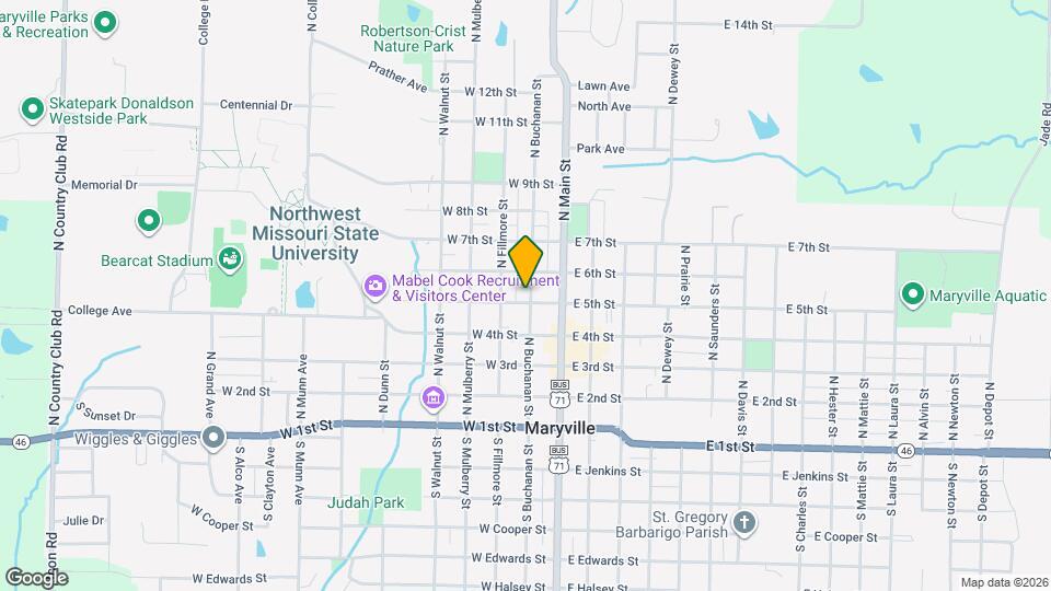 506 N Buchanan St Map and Location Details