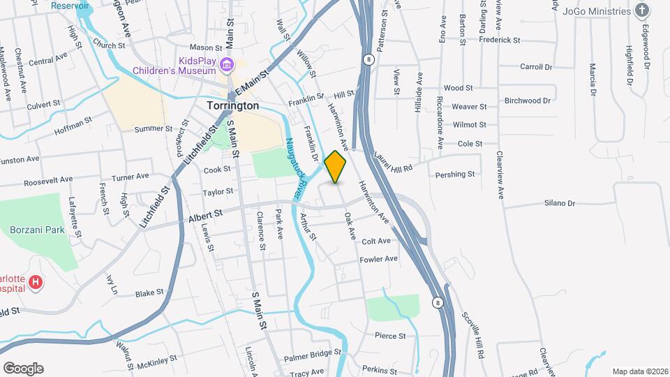 60 Oak Ave Map and Location Details