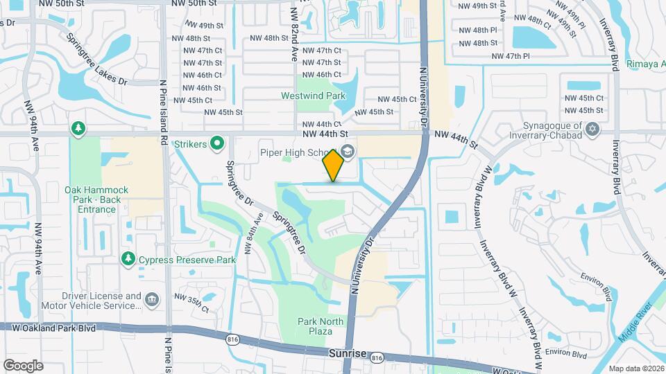 7959 NW 41 Ct Map and Location Details