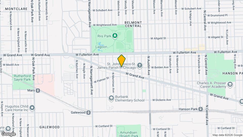 2305 N Melvina Ave Map and Location Details