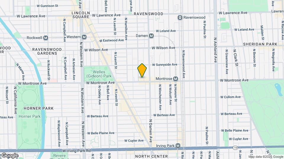 2022 W Montrose Ave, Unit 3A Mapa y Detalles de la Ubicación