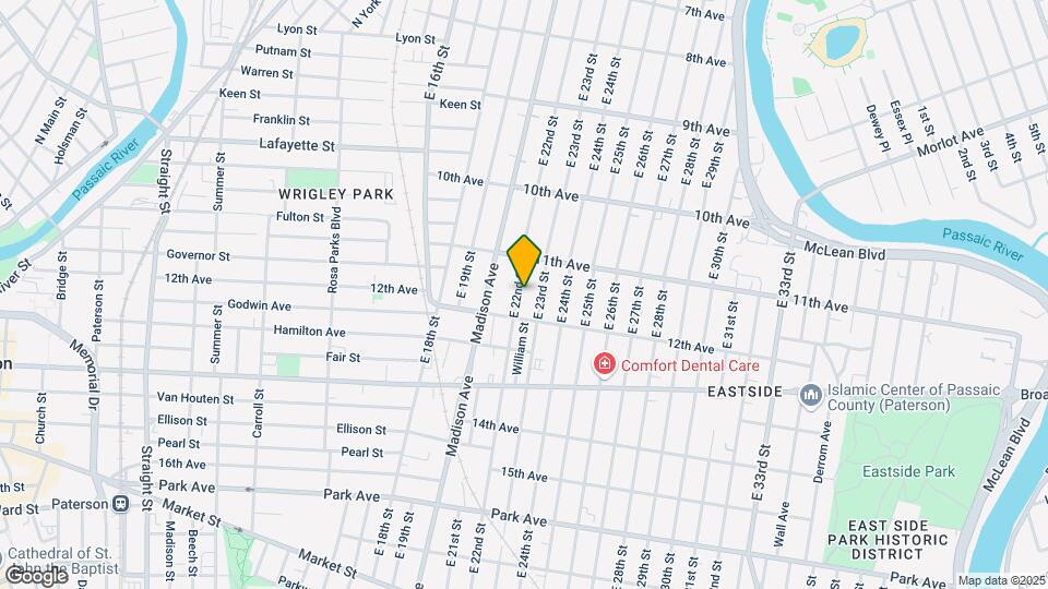 565-569 E 22nd St Mapa y Detalles de la Ubicación