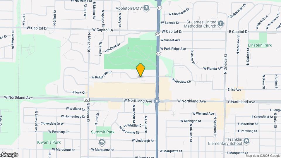 801 W Ridgeview Dr Map and Location Details