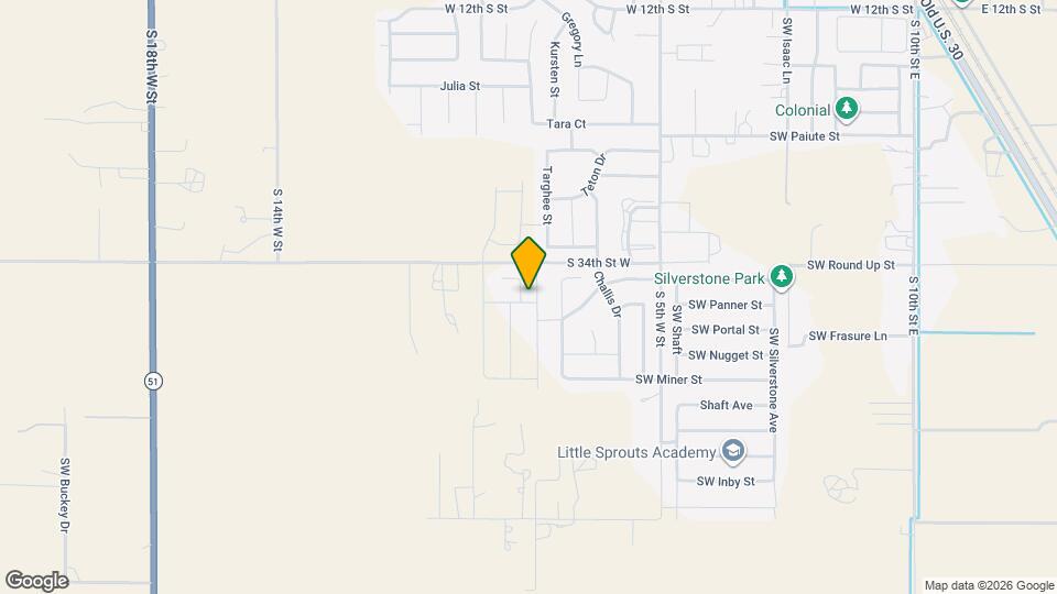 1840 SW Sparrow Pl Mapa y Detalles de la Ubicación