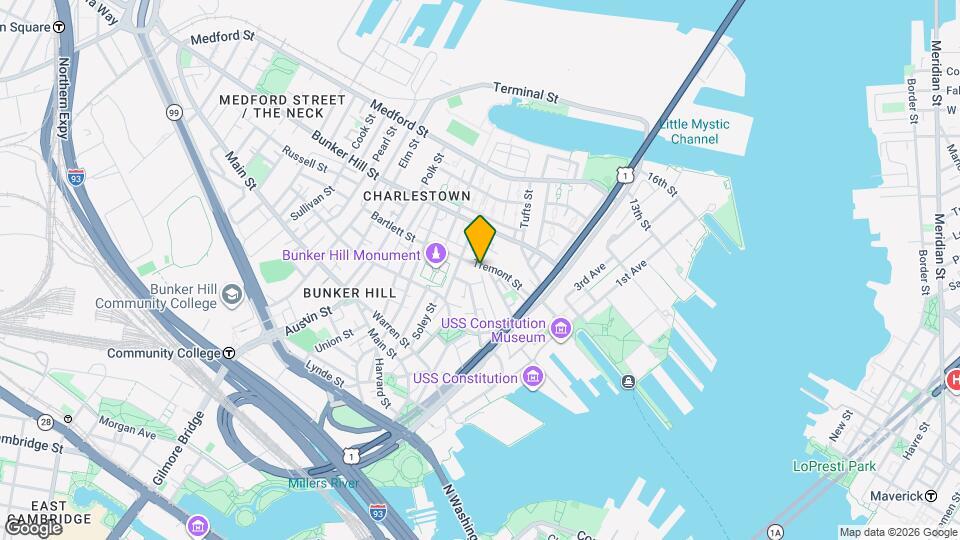 17-17 Tremont St, Unit 15-1 Map and Location Details