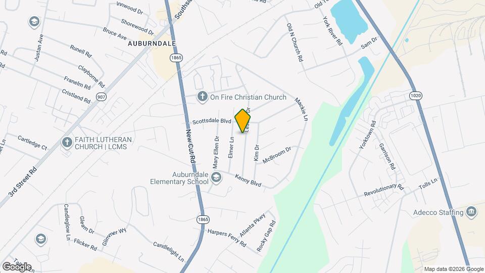 7614 Lesane Dr Mapa y Detalles de la Ubicación