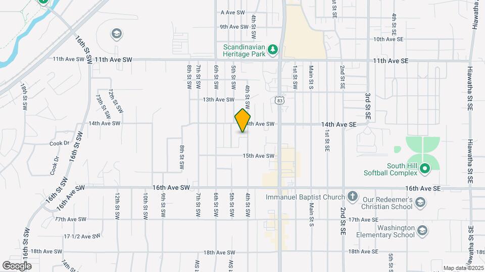 1410 4th St SW Map and Location Details