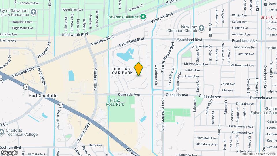 1248 Green Oak Trail Map and Location Details