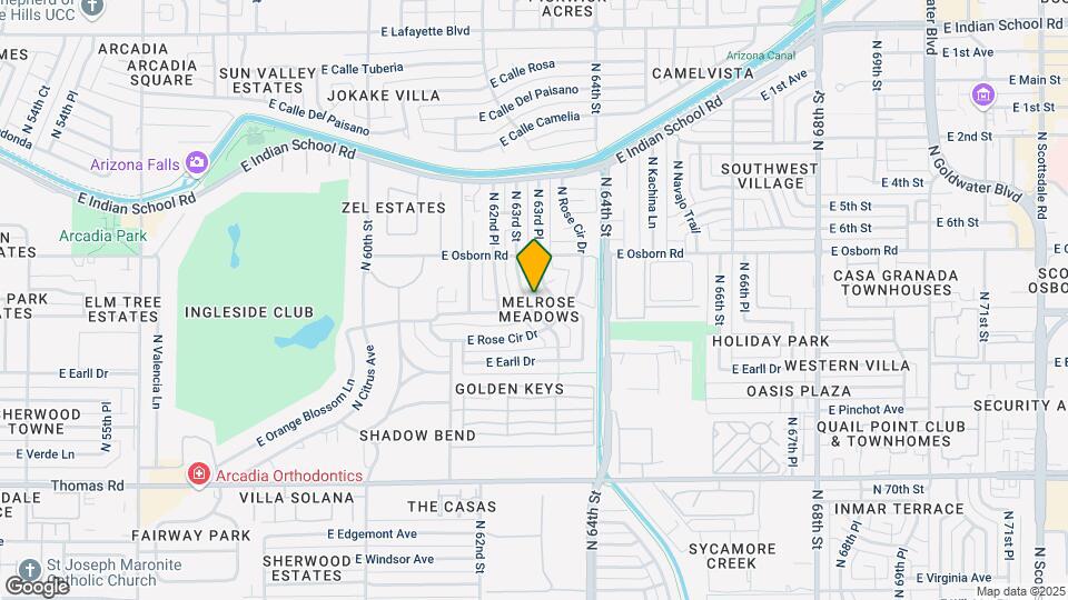 3301 N 63rd St Map and Location Details