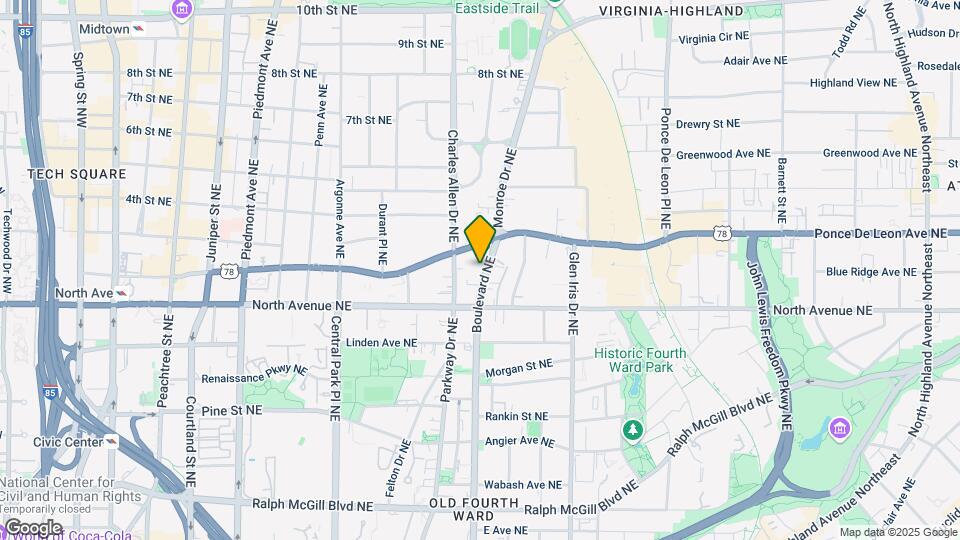 654 NE Boulevard Mapa y Detalles de la Ubicación
