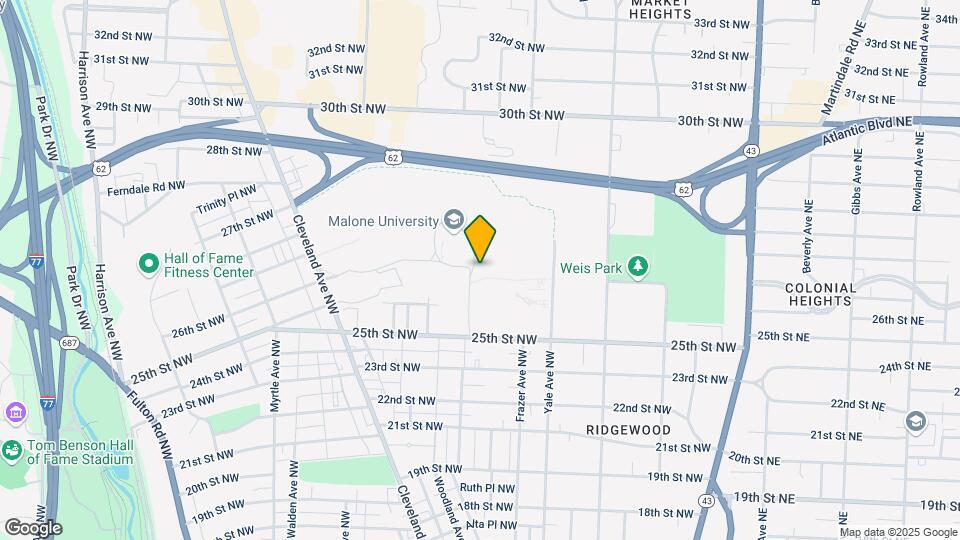 515-I 25th St NW Map and Location Details