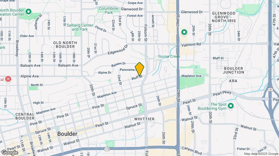 2502 Bluff St Map and Location Details